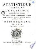 Statistique générale de la France