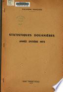 Statistiques douanières