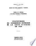 Statistiques du commerce extérieur de la Côte d'Ivoire