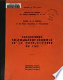 Statistiques du commerce extérieur de la Côte d'Ivoire