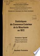 Statistiques du commerce exterieur de la Mauritanie