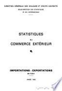 Statistiques du commerce extérieur