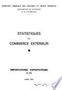 Statistiques du commerce extérieur
