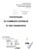 Statistiques du commerce interieur et des transports