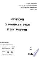 Statistiques du commerce intérieur et des transports