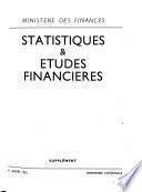 Statistiques et études financières