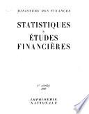 Statistiques & études financières