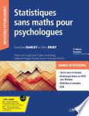 Statistiques sans maths pour psychologues