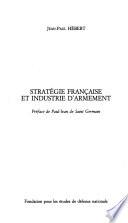Stratégie française et industrie d'armement