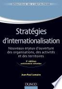 Stratégies d'internationalisation - 3e édition