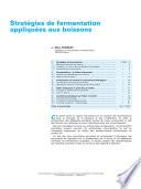 Strategies de Fermentation Appliquees aux Boissons
