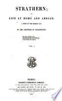 Strathern; or life at home and abroad
