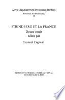 Strindberg et la France