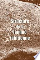 Structure de la langue tahitienne