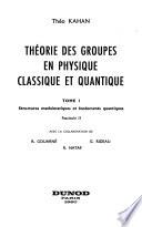 Structures matheḿatiques et fondements quantiques