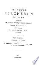 Stud-book Percheron de France
