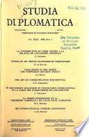 Studia diplomatica
