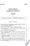Studia Universitatis Babeș-Bolyai