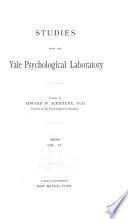 Studies from Yale Psychological Laboratory