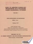 Study of Airborne Gamma-ray Spectrometer Data Procedures, Casper Quadrangle, Wyoming