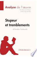 Stupeur et tremblements d'Amélie Nothomb
