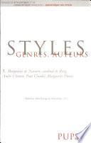 Styles, genres, auteurs