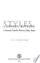 Styles, genres, auteurs