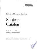 Subject Catalog
