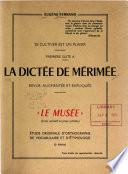 Suite à la dictée de Mérimée