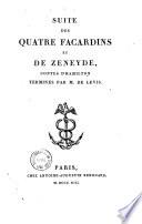 Suite des Quatre Facardins et de Zénéyde, contes d'Hamilton