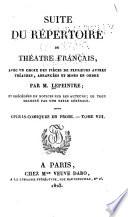 Suite du Répertoire du théatre français