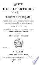 Suite du Répertoire du Théâtre français