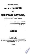 Suites funestes de la lecture des mauvais livres