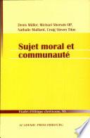 Sujet moral et communauté