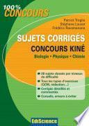 Sujets corrigés concours Kiné