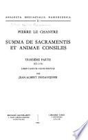 Summa de sacramentis et animae consiliis