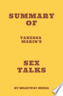 Summary of Vanessa Marin's Sex Talks