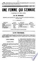 “Une” femme qui s'ennuie