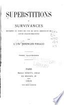 Superstitions et survivances