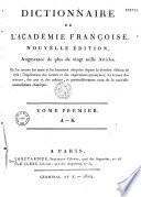 Supplément au Dictionnaire de l'Académie française, sixième édition, publiée en 1835