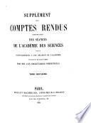 Supplement aux comptes rendus