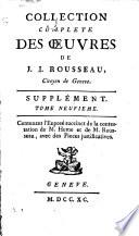 Supplement Tome premiere[-onzieme]