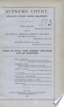 Supreme Court Papers on Appeal, from Judgment Containing Case and Exceptions
