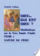 SUR LA TRINITÉ - 1
