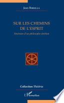 Sur les chemins de l'esprit