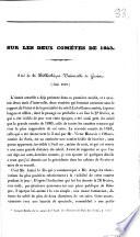 Sur les deux comètes de 1843