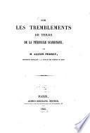 Sur les tremblements de terre de la péninsule scandinave