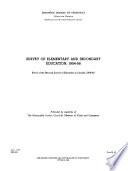 Survey of Elementary and Secondary Education