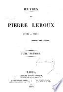 Œuvres (1825-1850)