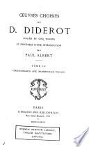 Œuvres choisies de D. Diderot